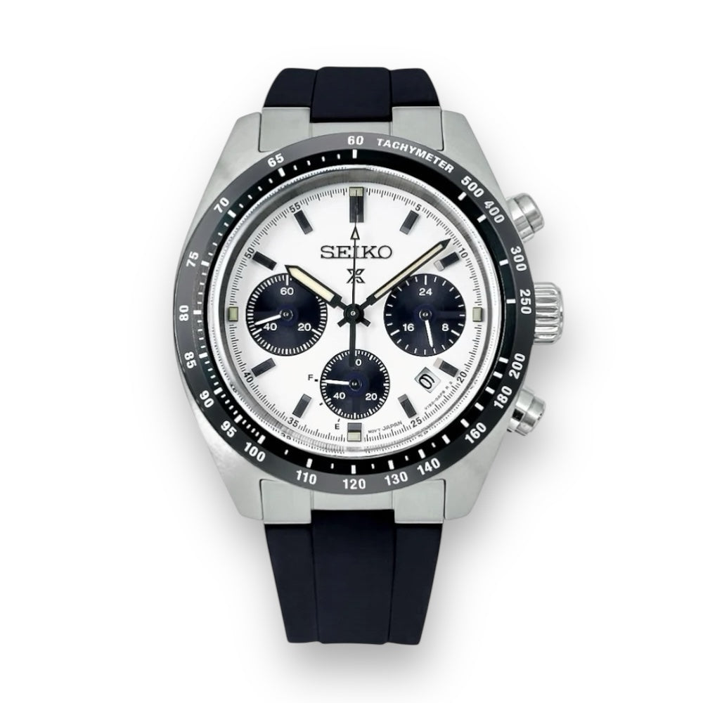 END LINK RUBBER STRAP FOR SEIKO SPEEDTIMER (SSC81X