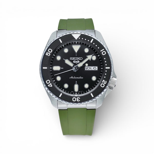 END LINK RUBBER STRAP FOR SEIKO 5 SPORTS