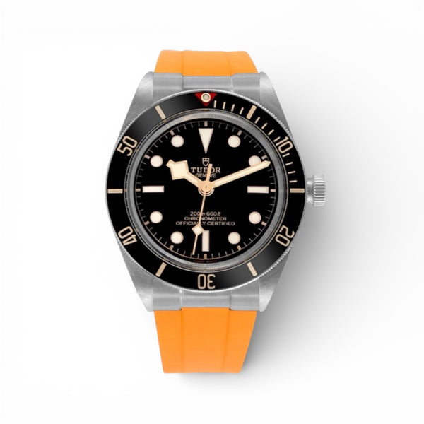 END LINK RUBBER STRAP FOR TUDOR BLACK BAY 58