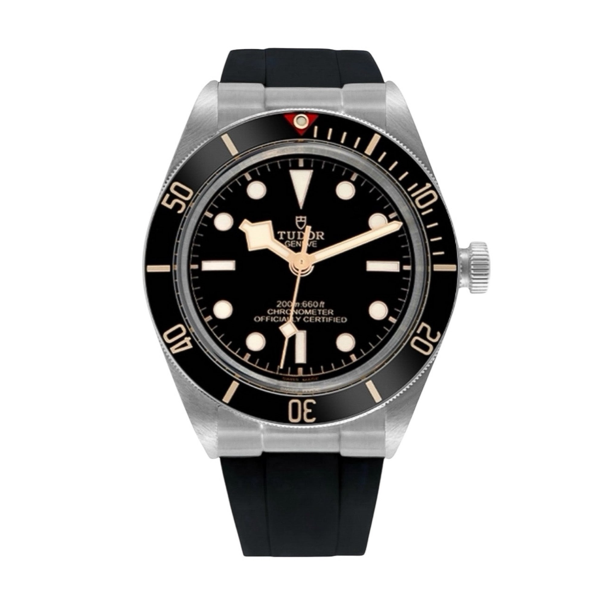 (PRE-ORDER) END LINK RUBBER STRAP FOR TUDOR BLACK BAY 58
