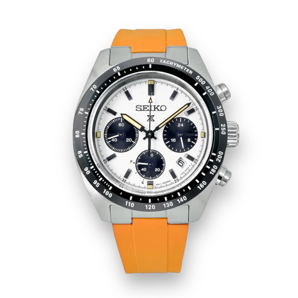 END LINK RUBBER STRAP FOR SEIKO SPEEDTIMER (SSC81X