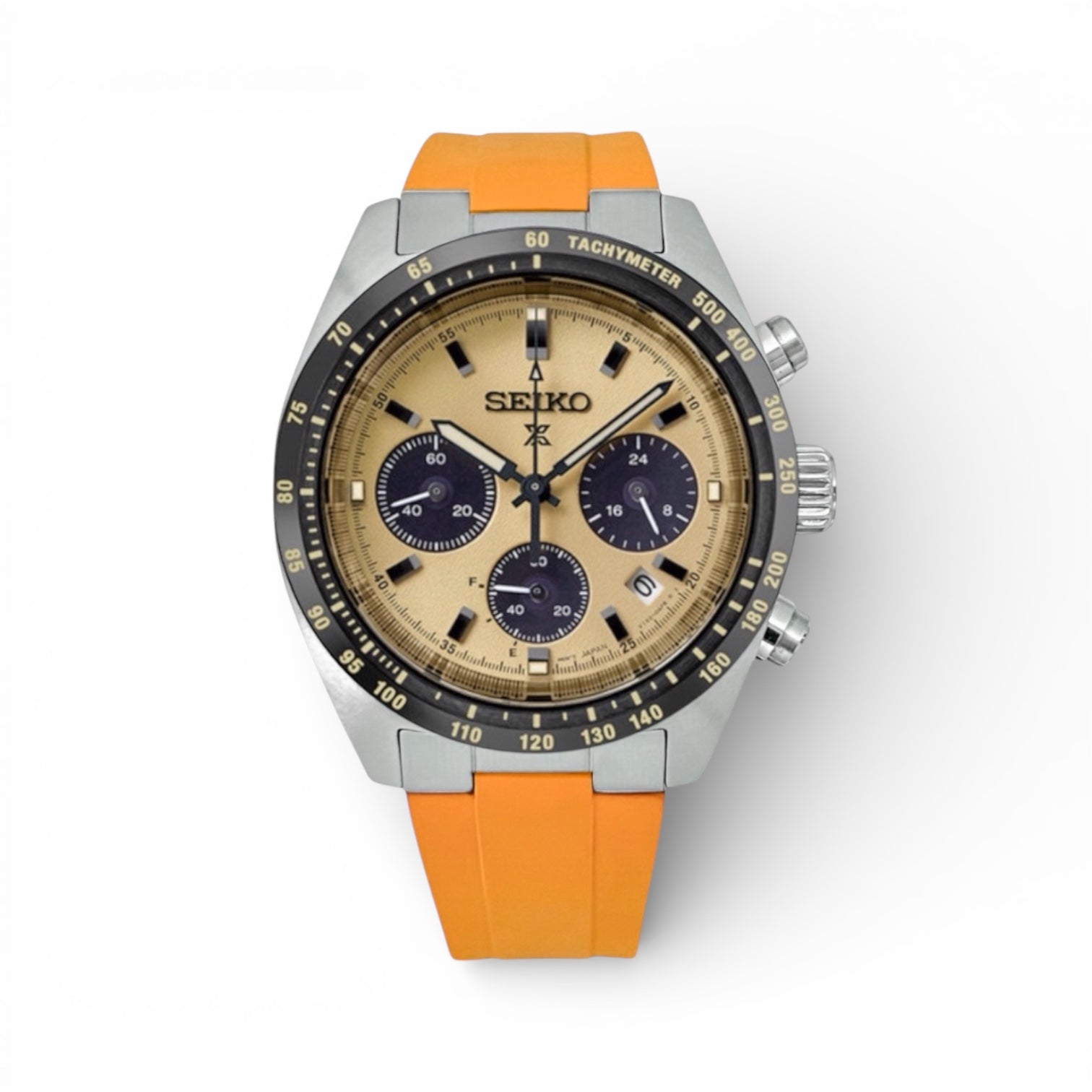 END LINK RUBBER STRAP FOR SEIKO SPEEDTIMER (SSC81X) – Clockwork