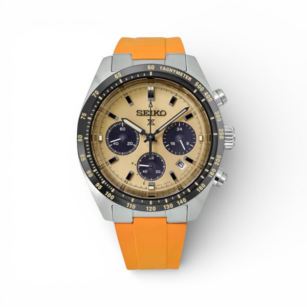 END LINK RUBBER STRAP FOR SEIKO SPEEDTIMER (SSC81X)