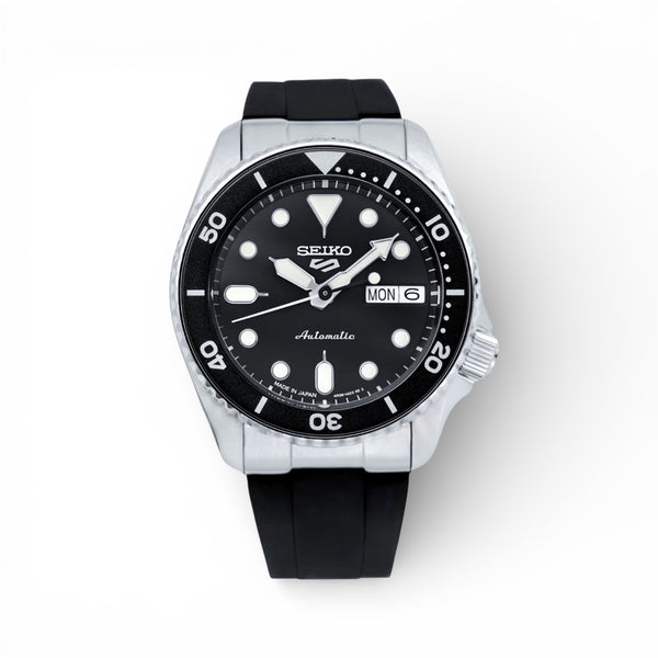 END LINK RUBBER STRAP FOR SEIKO 5 SPORTS 38