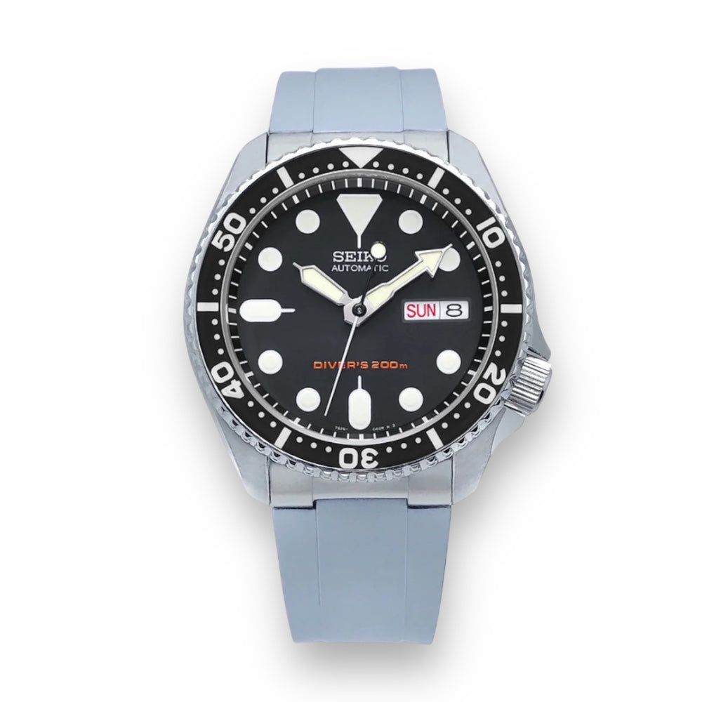 Rubber Strap New Skx Seiko CRAFTER BLUE CB10-F FKM Rubber Watch