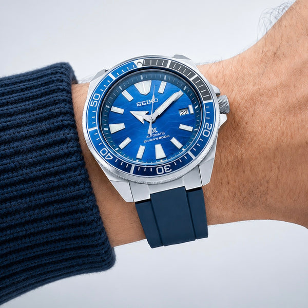 END LINK RUBBER STRAP FOR SEIKO SAMURAI