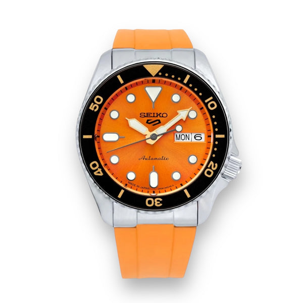 END LINK RUBBER STRAP FOR SEIKO 5 SPORTS 38