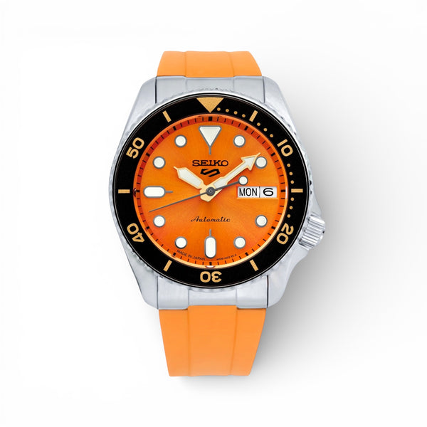 END LINK RUBBER STRAP FOR SEIKO 5 SPORTS 38