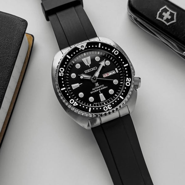 END LINK RUBBER STRAP FOR SEIKO TURTLE