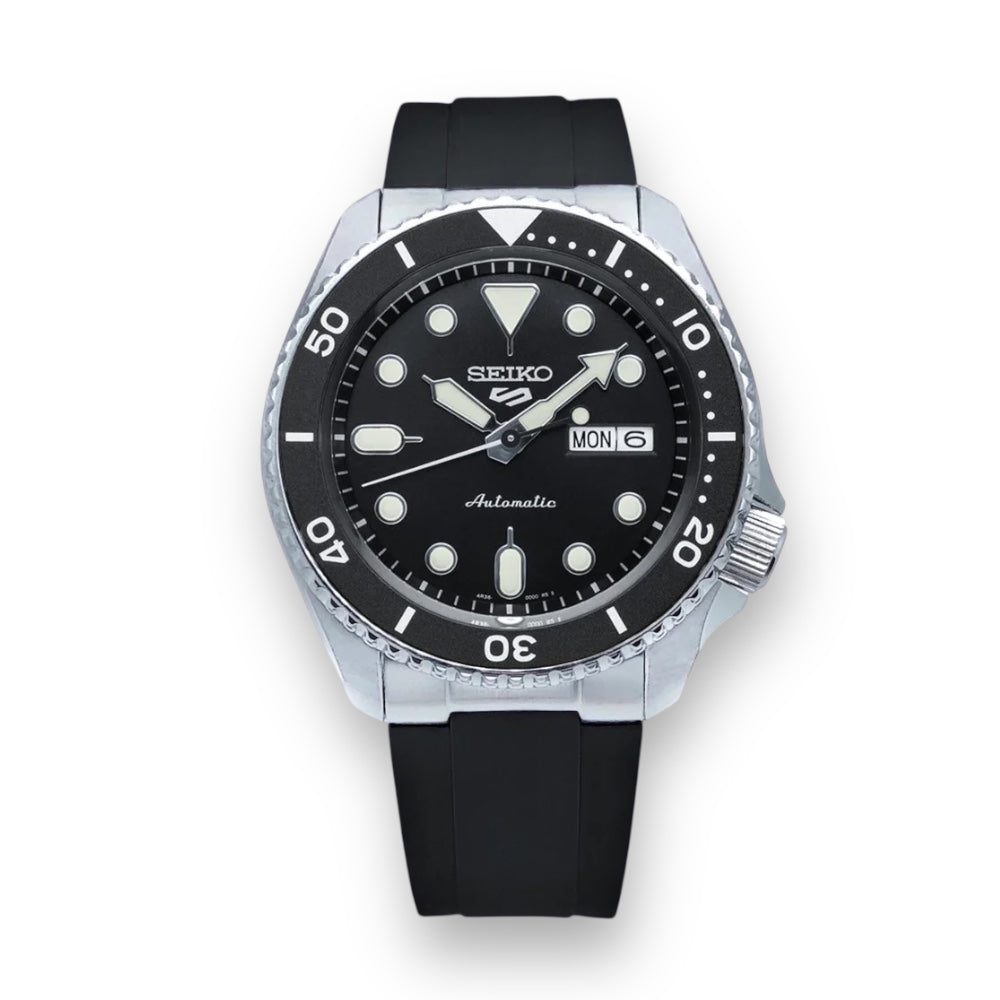 END LINK RUBBER STRAP FOR SEIKO 5 SPORTS
