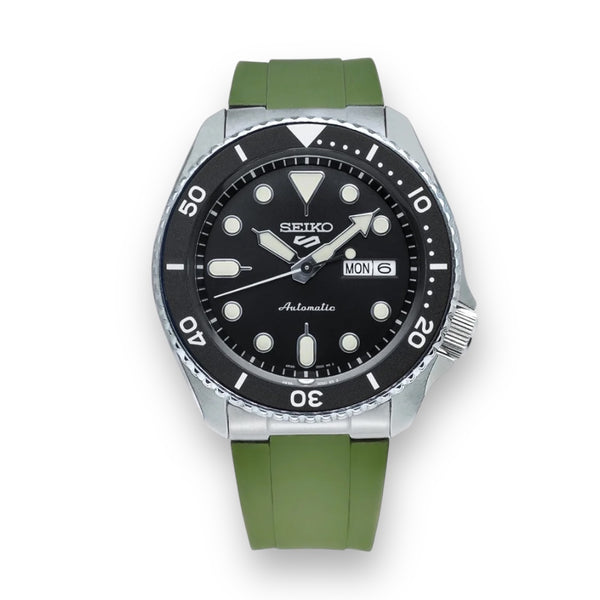 END LINK RUBBER STRAP FOR SEIKO 5 SPORTS