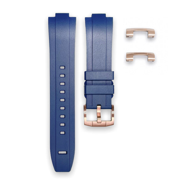 END LINK RUBBER STRAP FOR SKX007/009 - ROSE GOLD